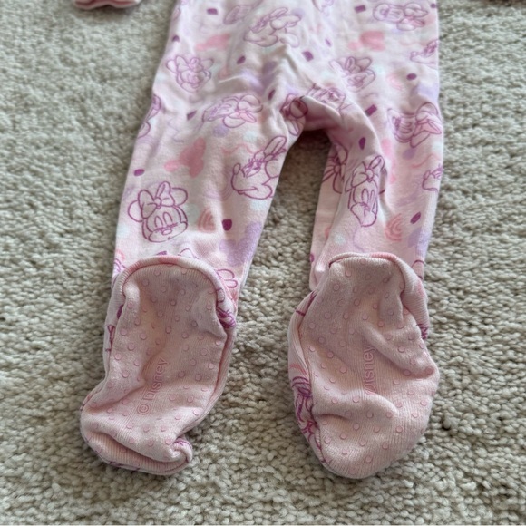 3-6M Disney Baby Minnie Mouse Footie Coverall - Picture 6 of 6